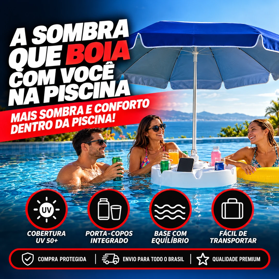 Guarda-sol flutuante Flutiva